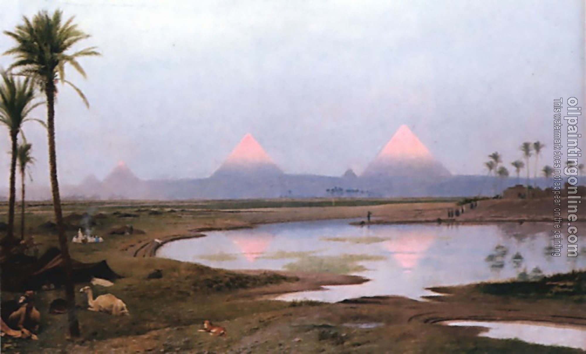 Gerome, Jean-Leon - arab oil painting